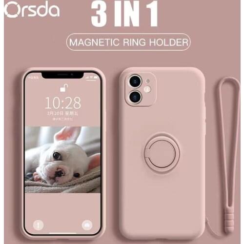 Luxury Original Liquid Silicone Soft Cover for IPhone 12 11 Pro Xs Max XR X 6 7 8 Plus SE Case 2021 Iphone Shockproof Phone Case