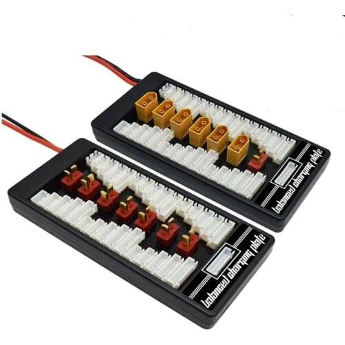 Parallel Charging Board Male T Deans or Female XT60 Battery Charge RC 2S-6S