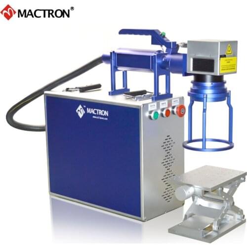 Mactron Portable 20W Raycus Pulse Fiber Laser Marker Machine And Laser Fiber Machine Price