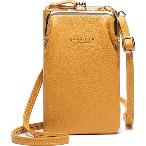 QINGWU Women's Yellow Bags