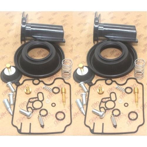 2set Carburetor repair kit for TDM850 1992-1993 TDM 850 Plunger vacuum diaphragm Float Air Cut-off Valve