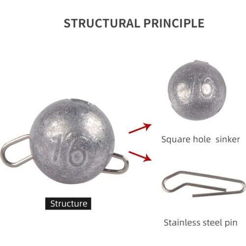 Fishing Cheburashka Sinker Fishing Accesories Jig Head Bullet Weights Soft Lure Group 2g-18g Hook Aggravated