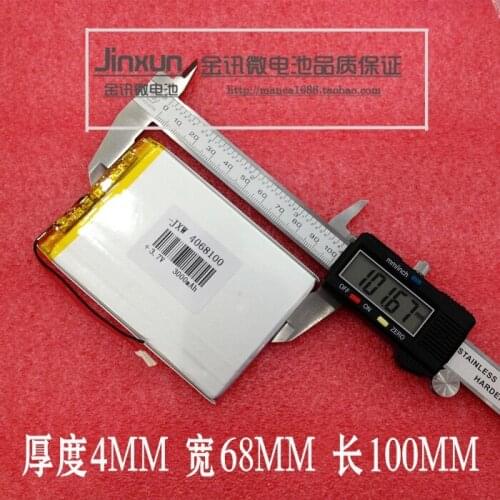 Universal Tablet PC battery 4068100 3.7V polymer lithium battery 3000mAh high quality