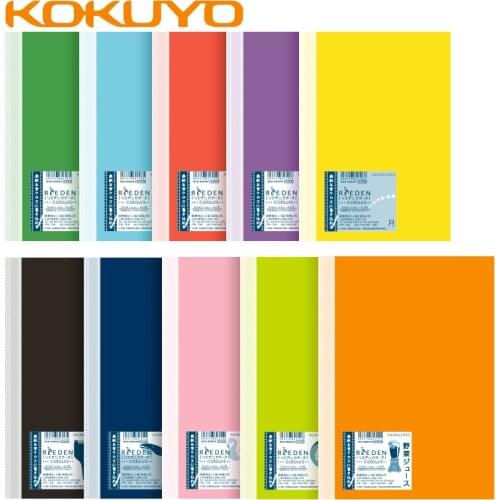 Japan KOKUYO Campus ReEDEN Note book Reed Paper A5 / B5 10 Color Cover Notepad KPSN-R3R 180 ° Flat Sheet
