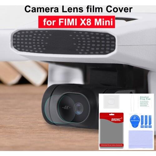 HD Lens Screen Protector for FIMI X8 Mini Anti-Scratch Tempered Glass Lens Film Protective for FIMI X8 Mini Accessories Kits