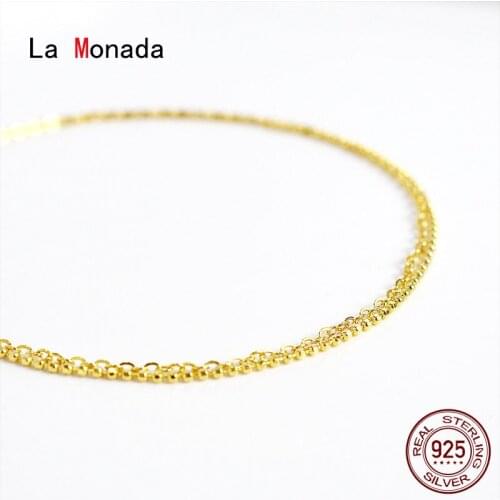 La Monada Minimalist Double Bracelets For Women Silver 925 Sterling Jewelry Fine 925 Sterling Silver Womens Bracelet Female