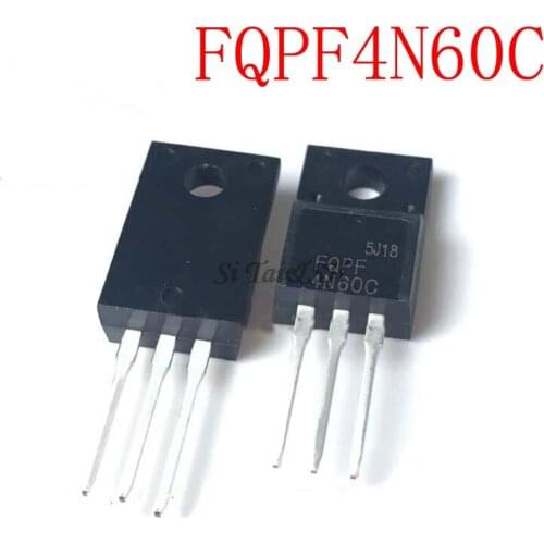 10PCS FQPF4N60C TO-220 4N60C 4N60 TO220 New original
