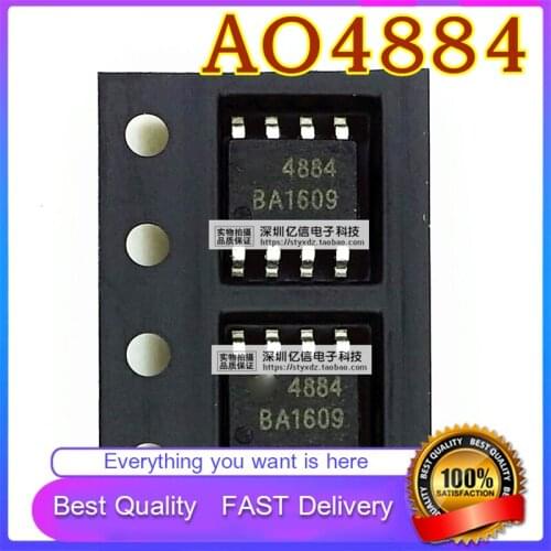 10Pcs/Lot New Original AO4884 MOS Field Effect Transistor LCD POWER IC PATCH SOP8