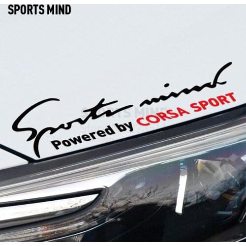 10 Pieces Sports Mind Car Lamp Eyebrow Vinyl motorcycle car Sticker car styling For Opel corsa d corsa c car accessories