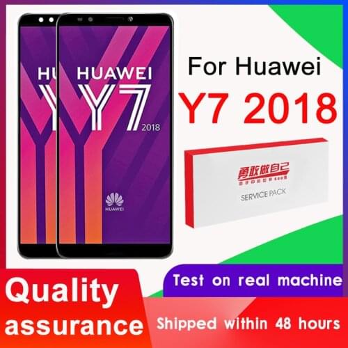 100% Tested 5.99'' For Huawei Y7 2018 LCD Y7 Pro 2018 Display Touch Screen Digitizer Assembly For Y7 Prime 2018 LCD Replacement