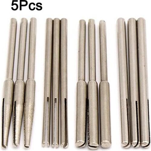 5Pcs Sandpaper Clamp Fixing Rod Split Mandrels Long Abrasive Holder Clip For Electric Grinder Accessories