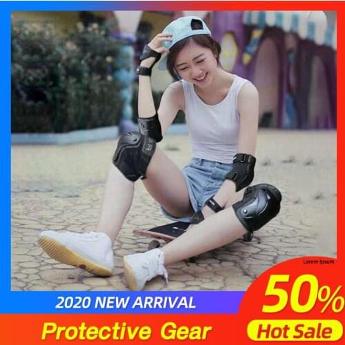 ARDEA Outdoor Sport helmet Elbow Knee Pads Skating Protective Gear Sets Elbow Knee Pads Cycling Skateboard Adult Kid