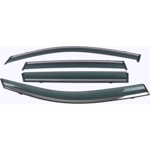 Car Styling 4 Pieces Rain Guards Side Window Visor Cover Trim For Toyota Corolla Cross 2020 2021