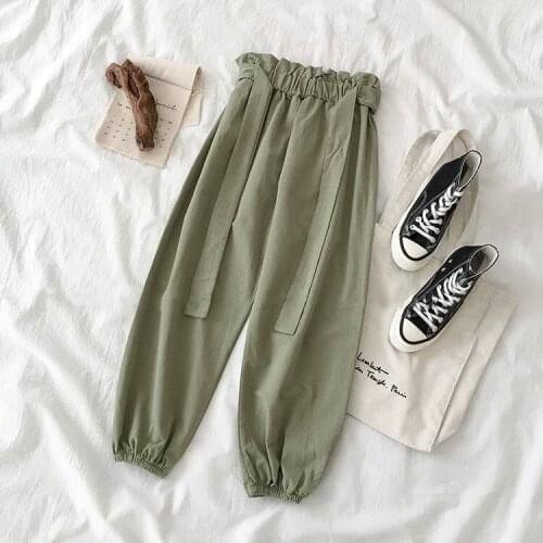 Women Pants Casual Pants for Women Spring/Summer High Top Sports Loose Harem Women Pantalones De Mujer