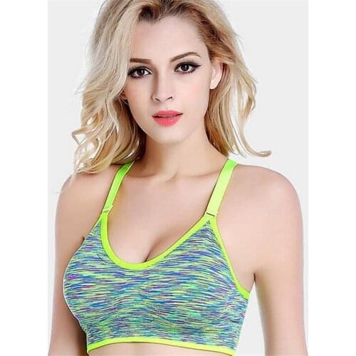 CKAHSBI Bike Running Fitness Gym Bra Bicycle Underwear Tops Womens Sport Cycling Bra Base Layer Push Up Shockproof Breathable