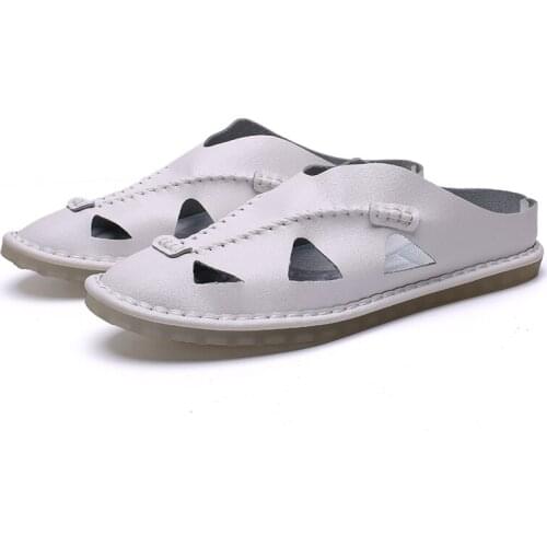 Sole breathable cuero sandalhas beach s walking masculino for in comfort piel mens mountain roman shoes shoe em sport gladiator