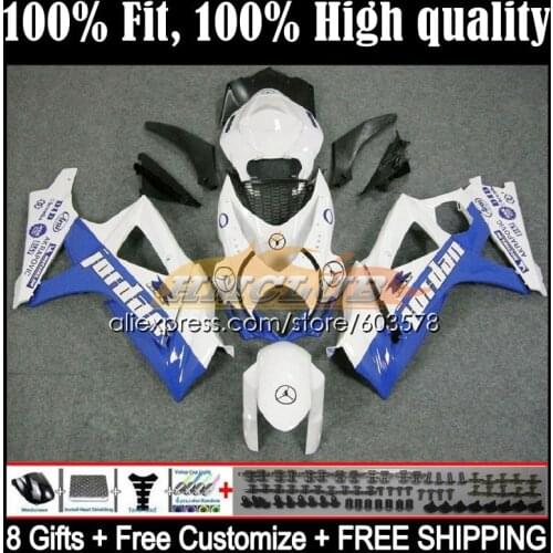 Injection For SUZUKI GSXR1000 GSX R1000 K7 GSX-R1000 13CL.29 GSXR-1000 07 08 GSXR 1000CC 1000 CC 2007 2008 Fairing lucky white