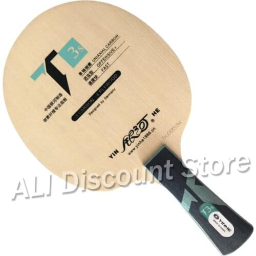 Galaxy Milky Way Yinhe T-3s T 3s T3s 4 Wood + 3 Carbon Table Tennis Blade for PingPong Racket