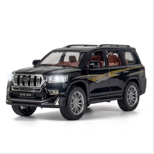 Simulation 1:24 Prado childrens toy alloy family car model for childrens birthday gifts