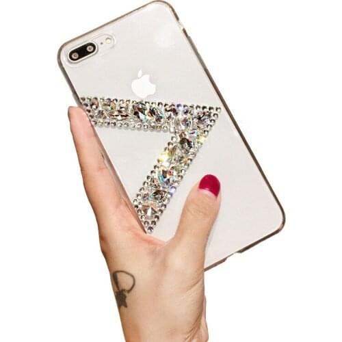 3D Crystal Diamond Handmade Bling Phone Case For iPhone 7 6s 6 Plus Rhinestone Crystal Acrylic Cover For iphone X 8 8plus XS MAX