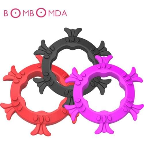 Sex Shop Male Penis Ring Delay Ejaculation Penis Sleeve Cock Ring Erect Time Delay Penis Masturbator For Men Adult Penis Rings