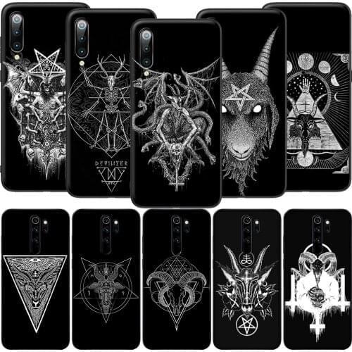 GX76 Goat Head Satan Soft Silicone Case for Redmi Note 4X 5 5A Prime 6 6A 7 7A 8 8A 8T 9 9A 9C 9S Pro Lite