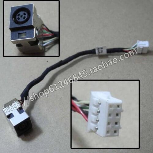 WZSM New DC Power Jack with cable for HP G6 Series DD0R18AD020 DD0R18AD010 Jack Socket Power Connector