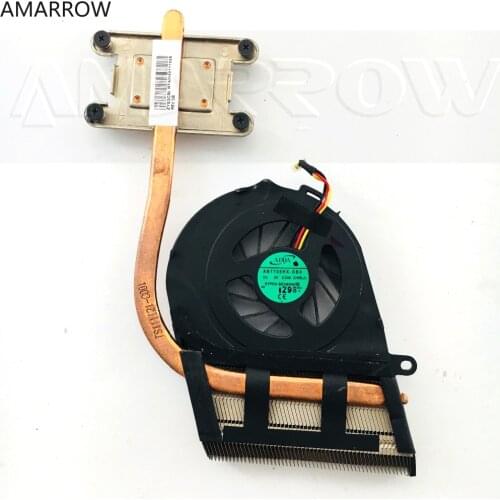 Original laptop heatsink cooling fan cpu cooler For TOSHIBA L750 L750D L755 L755D L655 FBI3CBLFTA AB7705HX-GB3