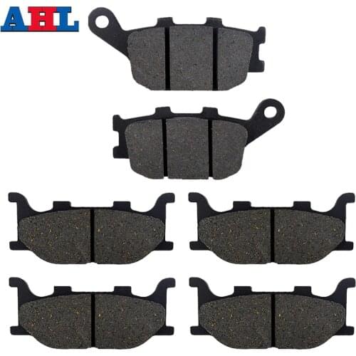 Motorcycle Front & Rear Brake Pads For Yamaha FZ 6 FZ6 Fazer Fairing 2 Piston Caliper 2004-2007 XJ6 XJ 6 S Diversion 2013