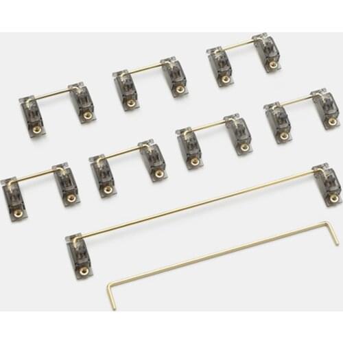 Transparent Everglide Stablilizers For 60% Mechanical Keyboard Gh60 Xd64 68 84 87 96 104 DIY Keyboard Parts Satellite Switch