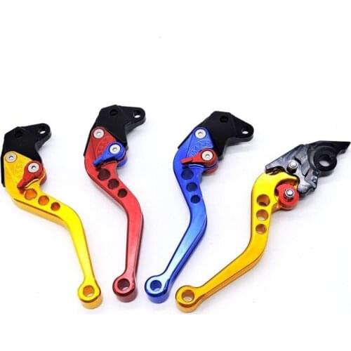 Motorcycle CNC Brake Clutch Levers aluminum Shorty Adjustable Levers For brake pump for honda AIR-BLADE