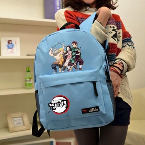 Anime Demon Slayer: Kimetsu No Yaiba Backpack Fashion Student School Bags boys girls bookbag Cosplay Travel Bag Knapsack