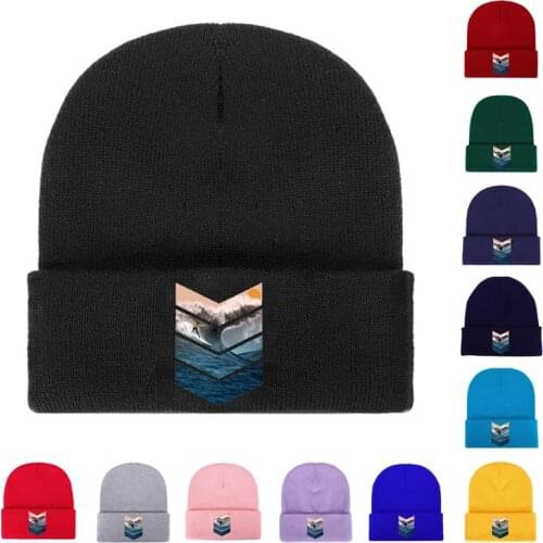 Sunrise Surfer Youth Head Hat Beanie Cap Warm Outdoor Fashion Hat Autumn Winter Men Women Boys Girls Casual Hats Wholesale
