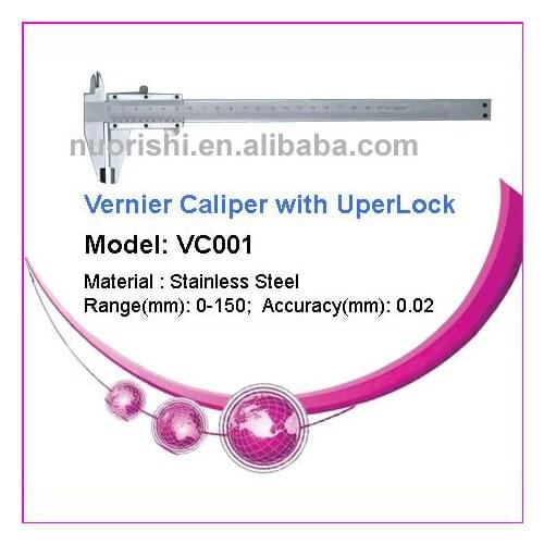 Stainless Steel Vernier Caliper Ruler Measurer Tester VC001 Free Shipping