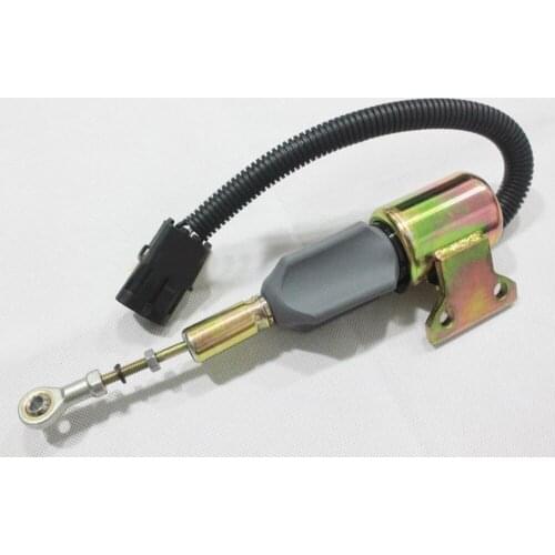 12V Diesel Engine Shut Off Solenoid 3932530 SA-4756-24 Cummins 6BT Excavator