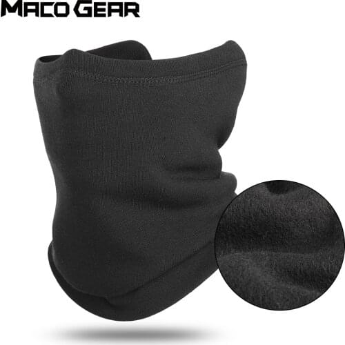 Outdoor Sports Bandana Running Neck Warmer Gaiter Tube Face Cover Fleece Thermal Bike Skiing Hiking Cycling Snowboard Scarf