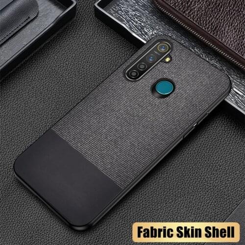TPU Case For OPPO Realme 6 7 5 3 X7 X50 Pro 6i 6s C3 Cloth Fabric Silicone Case Cover For OPPO A72 A52 A92 A92S A9 A5 2020 A11X