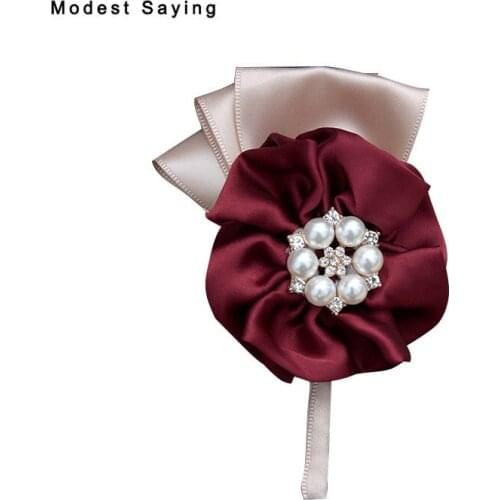 1PC Fashion Best Man Corsage for Groom Groomsman Rose Flowers Wedding Suit Boutonnieres 2017 Accessories Pin Brooch Decorations
