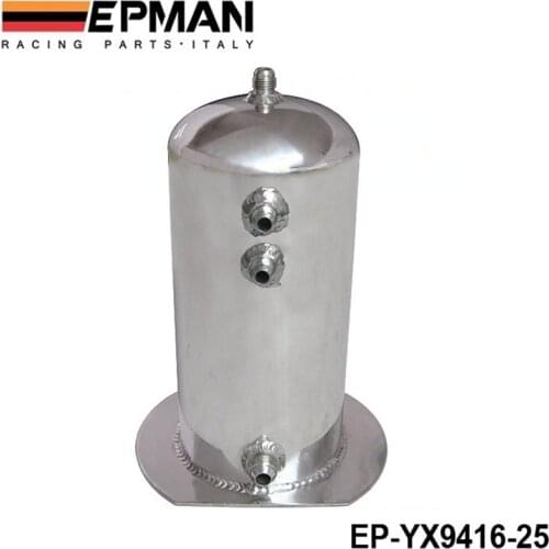 2.5 Litre Fuel Surge Catch Can Aluminium Polish Tank EP-YX9416-25