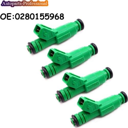4 pcs/lot 0280155968 TK-FI440C968-4 For Audi A4 S4 TT 1.8L 1.8T High Quality Car Fuel Injector car accessories
