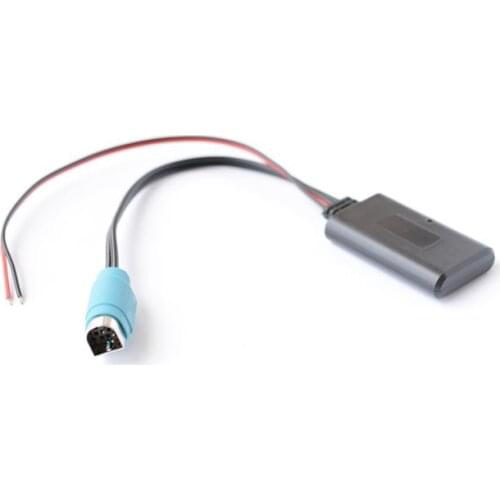 Biurlink D Shaped Audio AUX IN Bluetooth 5.0 Module Adapter for ALPINE 9870 9872 KCE-236B Full Speed AUX Input