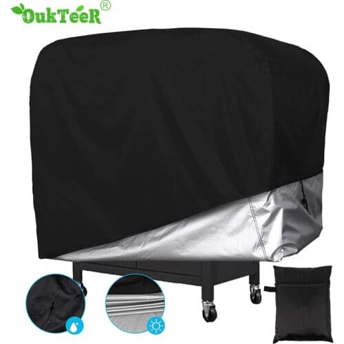 Black Waterproof BBQ Grill Cover Barbeque Cover Anti Dust Rain UV For Gas Charcoal Electric Barbe Barbecue Accessories Garden Ya