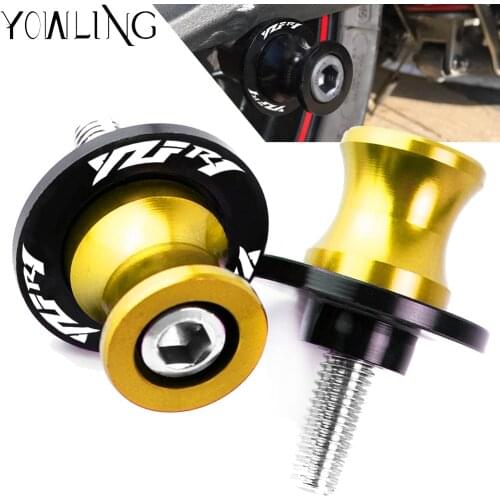 For Yamaha R1 YZF-R1 YZFR1 1998-2011 2012 2013 2014 2015 2016 2017 Motorcycle accessories Swingarm Spools slider stand screws M6