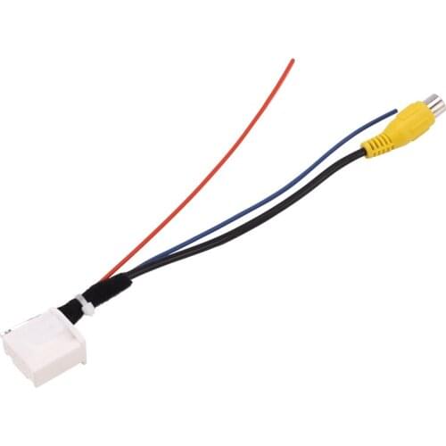 16 Pin Car Rear View Camera Adapter Cable Parking Backup Camera Video Cable Adapter Navigation DVD Reverse Camera Adapter Cable