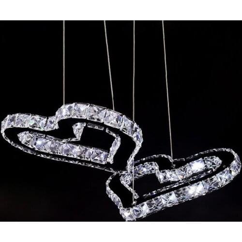 Creative LED love heart pendant lights soul for living room dining room crystal pendant lamp Children toy modern SJ5144