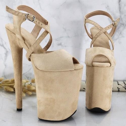 Leecabe 9inches Platform Shoes Sexy Dance Shoes 23 CM High Heels Sandals Pole Dance shoes