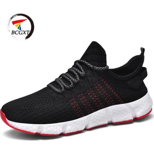 Men Sneakers 2020 New Breathable Lace Up Men Mesh Shoes Fashion Casual No-slip Men Vulcanize Shoes Tenis Masculino Mens Shoes