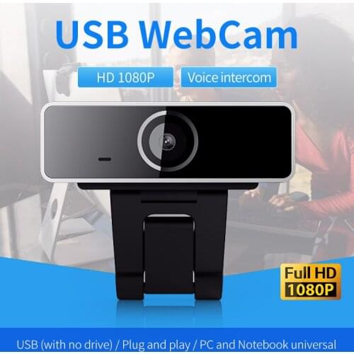 NEW HD Computer Camera USB Webcam Automatic Switching Noise Reduction With Microphone For Video Conference Online Teaching