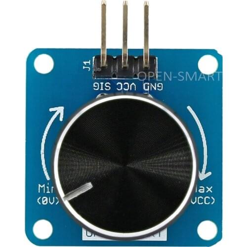 Rotary Angle Sensor Adjustable Volume Control Potentiometer Knob Switch module Black For Arduino
