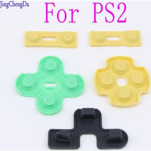 JCD Conductive Rubber Pads Silicone Buttons Contact Replacement For Sony Play Station 2 PS2 controller